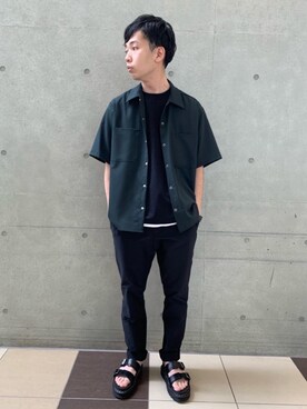 岸上拓矢さん（メンズ・170cm）の春コーディネート