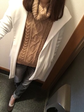 「one way（ワンウェイ）のアイテム（その他アウター）」を使った、saki.さん（レディース・164cm）の春コーディネート