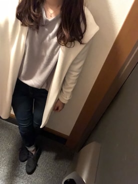 「one way（ワンウェイ）のアイテム（その他アウター）」を使った、saki.さん（レディース・164cm）の春コーディネート