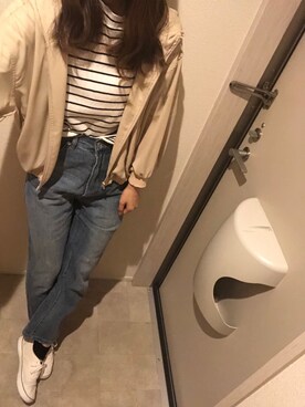 「one way（ワンウェイ）のアイテム（その他アウター）」を使った、saki.さん（レディース・164cm）の春コーディネート