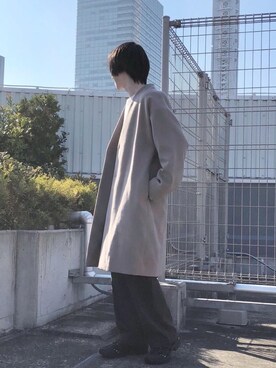 「JUNRED（ジュンレッド）のアイテム（その他アウター）」を使った、カズヤさん（メンズ・170cm）の冬コーディネート