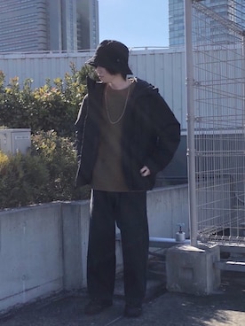 カズヤさん（メンズ・170cm）の冬コーディネート