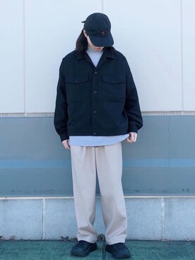 カズヤさん（メンズ・170cm）の冬コーディネート