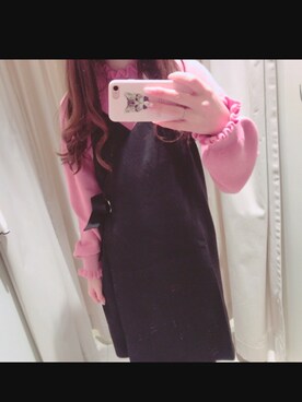 「アイテム（スマホグッズ）」を使った、MARIさん（レディース・156cm）の春コーディネート
