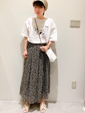 「101匹わんちゃん」｜「アイテム（サンダル）」を使った、mrimri9994さん（レディース・159cm）の夏コーディネート