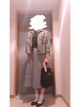 「Another Edition」｜「アイテム（ジャケット/アウター）」を使った、maさん（レディース・162cm）の春コーディネート
