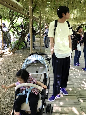 よっしーDAKARAツイスターズ証券吉村さん（メンズ・185cm）の春コーディネート