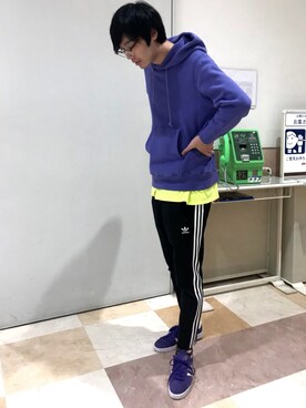 よっしーDAKARAツイスターズ証券吉村さん（メンズ・185cm）の秋コーディネート