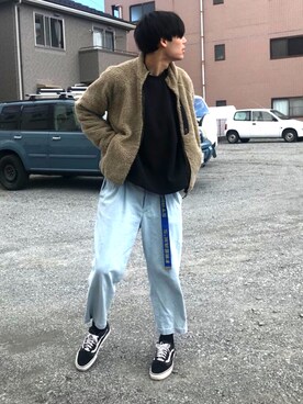 よっしーDAKARAツイスターズ証券吉村さん（メンズ・185cm）の冬コーディネート