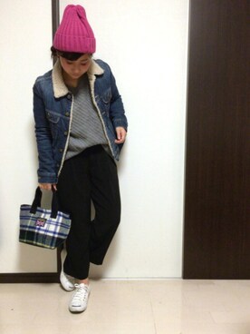 「tweedmill」｜「アイテム（ジャケット/アウター）」を使った、Taiyou（たいよう）さん（レディース・154cm）の冬コーディネート