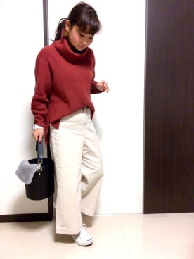 Taiyou（たいよう）さん（レディース・154cm）の冬コーディネート