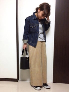「ドラフトリーバイス」｜「アイテム（アクセサリー）」を使った、Taiyou（たいよう）さん（レディース・154cm）の冬コーディネート