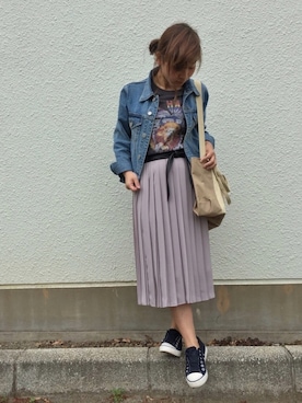 Taiyou（たいよう）さん（レディース・154cm）の春コーディネート