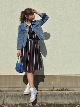 「ドラフトエヴリス」｜「アイテム（ジャケット/アウター）」を使った、Taiyou（たいよう）さん（レディース・154cm）の春コーディネート