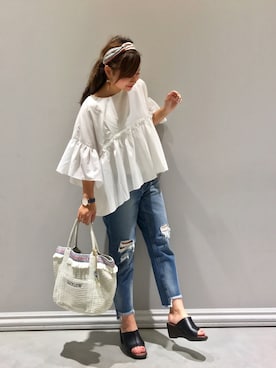「甘辛mix」｜「アイテム（財布/小物）」を使った、Taiyou（たいよう）さん（レディース・154cm）の春コーディネート
