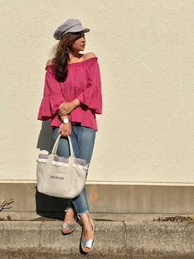 Taiyou（たいよう）さん（レディース・154cm）の夏コーディネート