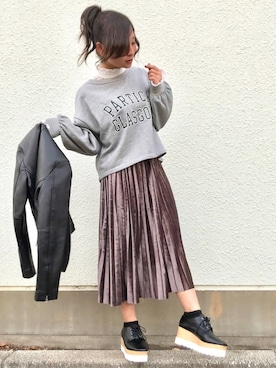 Taiyou（たいよう）さん（レディース・154cm）の冬コーディネート