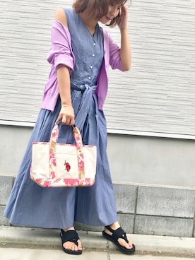 Taiyou（たいよう）さん（レディース・154cm）の春コーディネート