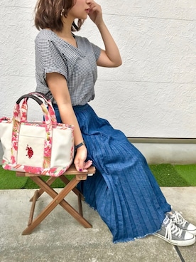 Taiyou（たいよう）さん（レディース・154cm）の春コーディネート