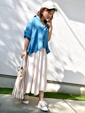 Taiyou（たいよう）さん（レディース・154cm）の夏コーディネート
