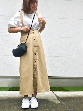 「Desigual（デシグアル）のアイテム（シューズ）」を使った、Taiyou（たいよう）さん（レディース・154cm）の夏コーディネート