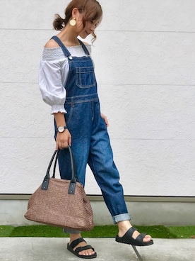 「birkenstock2018ss」｜Taiyou（たいよう）さん（レディース・154cm）の夏コーディネート