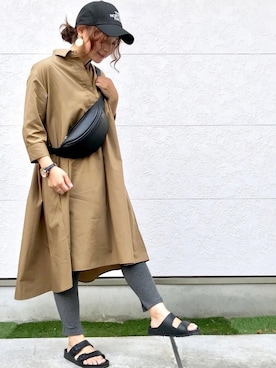 「birkenstock2018ss」｜Taiyou（たいよう）さん（レディース・154cm）の夏コーディネート