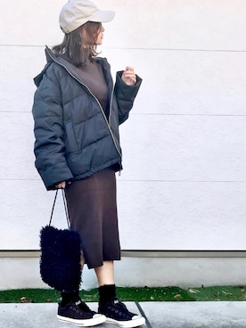 「タートルネック」｜「アイテム（アンサンブル）」を使った、Taiyou（たいよう）さん（レディース・154cm）の秋コーディネート