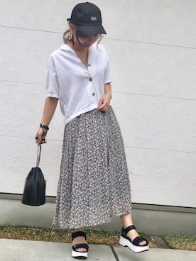 「pairpair」｜「アイテム（帽子）」を使った、Taiyou（たいよう）さん（レディース・152cm）の春コーディネート