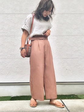 「GOSH(ゴッシュ)のアイテム」を使った、Taiyou(たいよう)さん(レディース・152cm)の春コーディネート