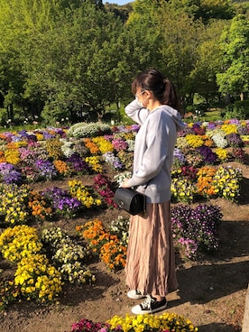 「Petit Honfleur（プチオンフルール）のアイテム」を使った、mikkarさん（レディース・167cm）の春コーディネート