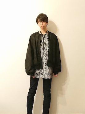 「SHAREEF（シャリーフ）のアイテム（アクセサリー）」を使った、ぽろさん（メンズ・165cm）の冬コーディネート