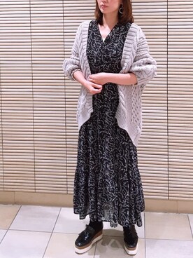 「GRL（グレイル）のアイテム（ピアス（両耳用））」を使った、Ayuさん（レディース・161cm）の秋コーディネート