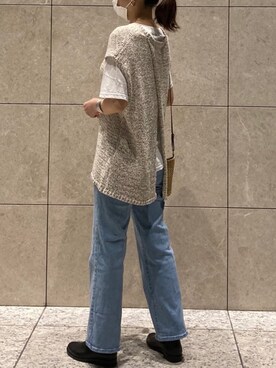 「DONOBAN（ドノバン）のアイテム（ピアス（両耳用））」を使った、Ayuさん（レディース・161cm）の夏コーディネート