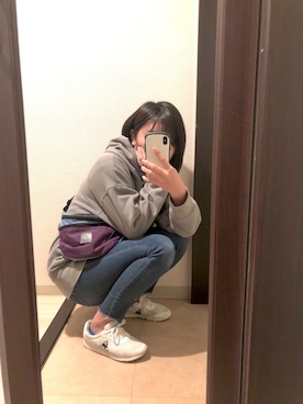 「LE COQ（ルコック）のアイテム」を使った、miuさん（レディース・160cm）の秋コーディネート
