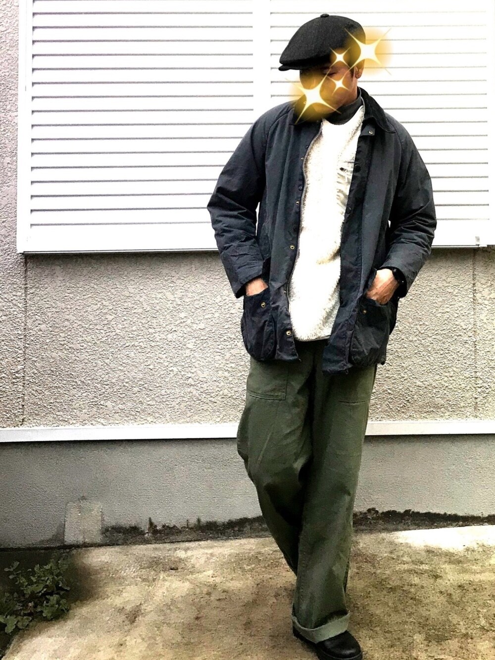 「秋冬コーデ、大人コーデ、カジュアルコーデ、バブアー、ユニクロ、大晦日、プチプラ、年末WEAR感謝祭、ストリート、アウター」｜「BarbourのBarbour(バブアー)  BEAUFORT SL（ブルゾン、ブラック系）」を使った、joekoolさん（メンズ・174cm）の冬コーディネートの1枚目の写真