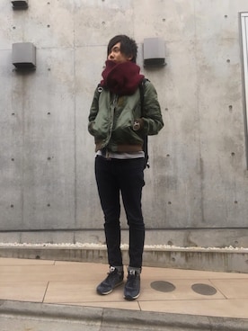 りょーたさん（メンズ・176cm）の冬コーディネート