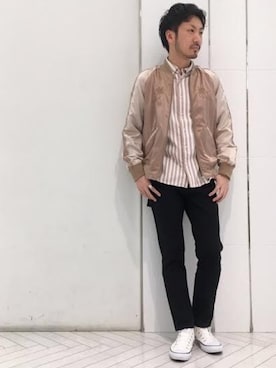 おがしょーさん（メンズ・178cm）の春コーディネート