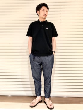 「CIAOPANIC TYPY（チャオパニックティピー）のアイテム（サンダル）」を使った、おがしょーさん（メンズ・178cm）の春コーディネート