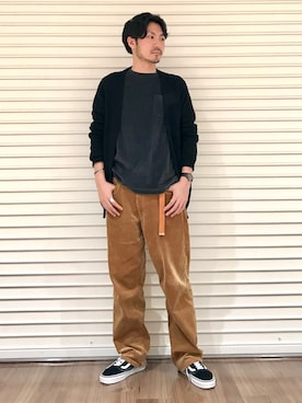 「AURALEE」｜おがしょーさん（メンズ・178cm）の秋コーディネート