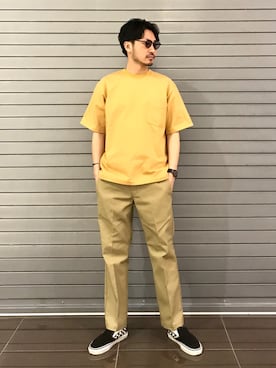 「AURALEE」｜おがしょーさん（メンズ・178cm）の春コーディネート