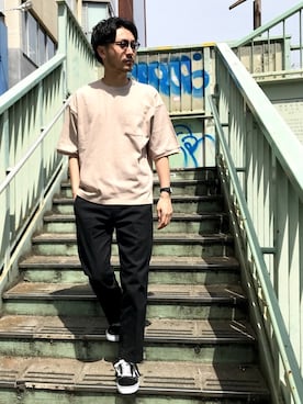 「UNO（ウーノ）のアイテム」を使った、おがしょーさん（メンズ・178cm）の春コーディネート