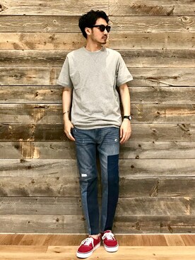 おがしょーさん（メンズ・178cm）の夏コーディネート