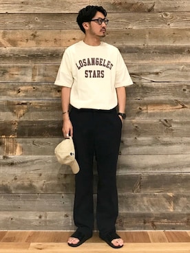 おがしょーさん（メンズ・178cm）の夏コーディネート