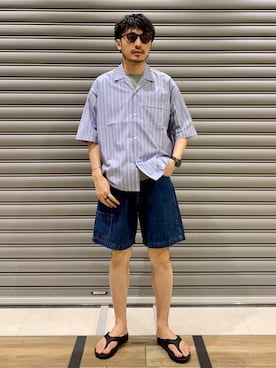 おがしょーさん（メンズ・178cm）の夏コーディネート