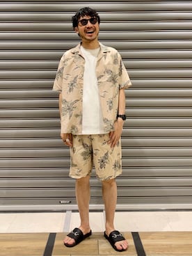 おがしょーさん（メンズ・178cm）の夏コーディネート