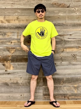 「Body Glove（ボディグローブ）のアイテム」を使った、おがしょーさん（メンズ・178cm）の夏コーディネート
