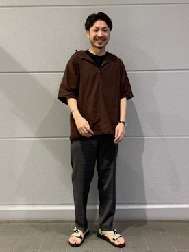 「アウトドアミックス」｜おがしょーさん（メンズ・178cm）の夏コーディネート