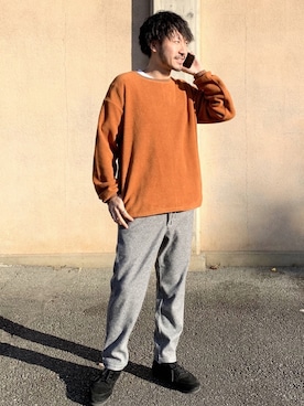 「ZDA（ゼットディーエー）のアイテム」を使った、おがしょーさん（メンズ・178cm）の冬コーディネート