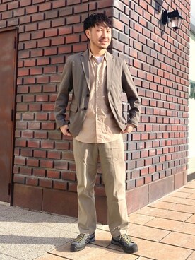 おがしょーさん（メンズ・178cm）の冬コーディネート